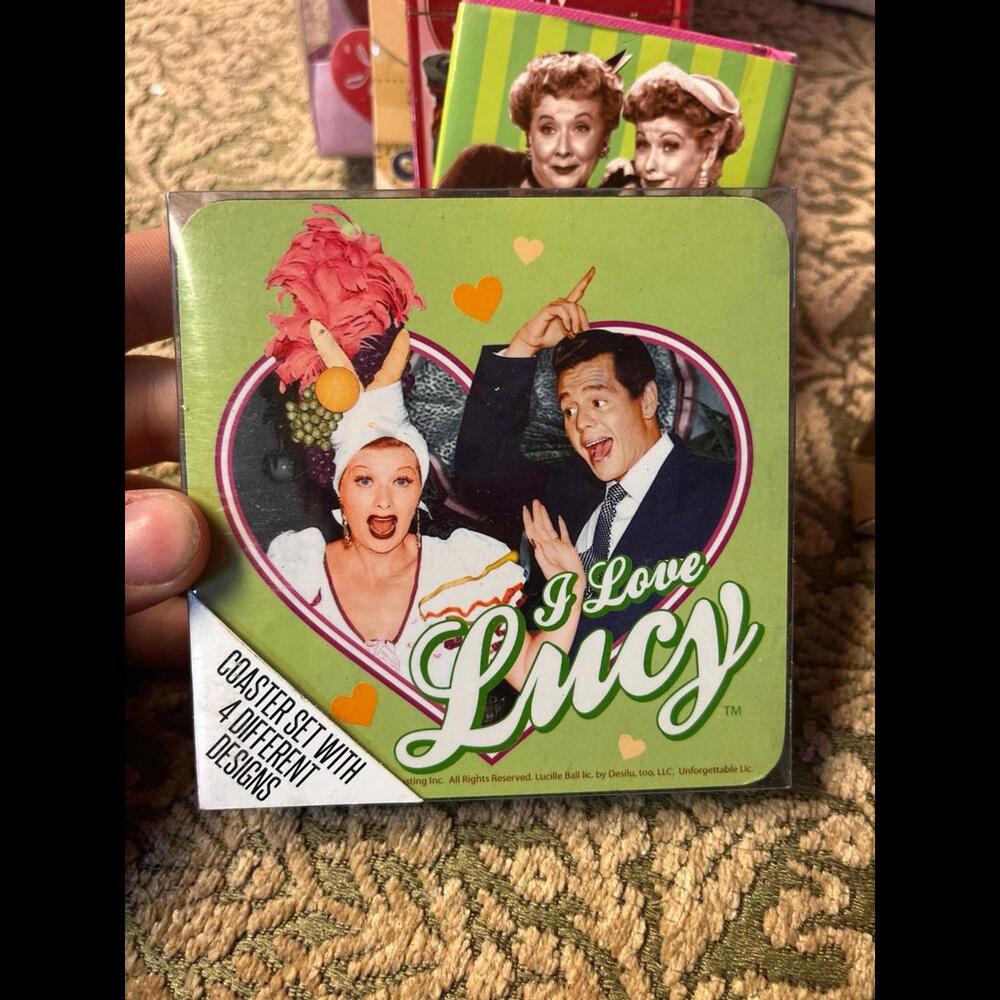 I love‎ Lucy coaster set new sealed